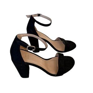 Black Ankle Strap Heels